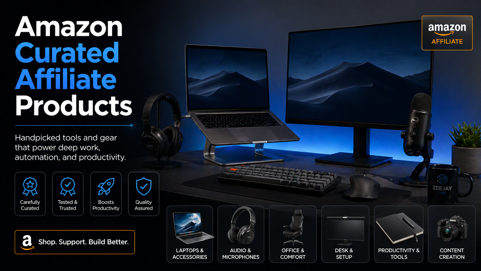Amazon Curated Affiliate Products